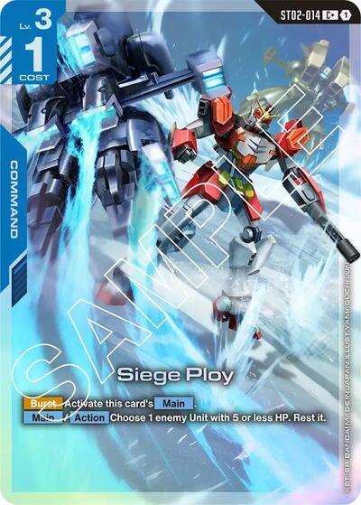 Siege Ploy (C+) - ST02-014 - Full Art Common - Starter Deck 02: Wings of Advance