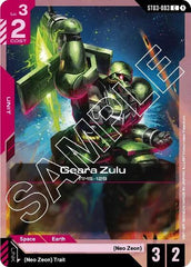 Geara Zulu - ST03-003 - COMMON - Starter Deck 03: Zeon's Rush