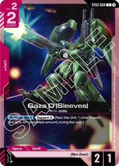 Gaza D (Sleeves) - ST03-004 - COMMON - Starter Deck 03: Zeon's Rush