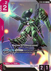 Gaza D (Sleeves) (C+) - ST03-004 - Full Art Common - Starter Deck 03: Zeon's Rush