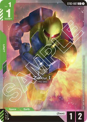 Zaku I (C+) - ST03-007 - Full Art Common - Starter Deck 03: Zeon's Rush