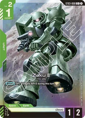Zaku II (C+) - ST03-008 - Full Art Common - Starter Deck 03: Zeon's Rush