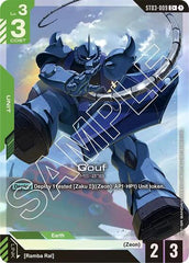 Gouf (C+) - ST03-009 - Full Art Common - Starter Deck 03: Zeon's Rush
