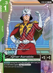 Char Aznable (C+) - ST03-011 - Full Art Common - Starter Deck 03: Zeon's Rush