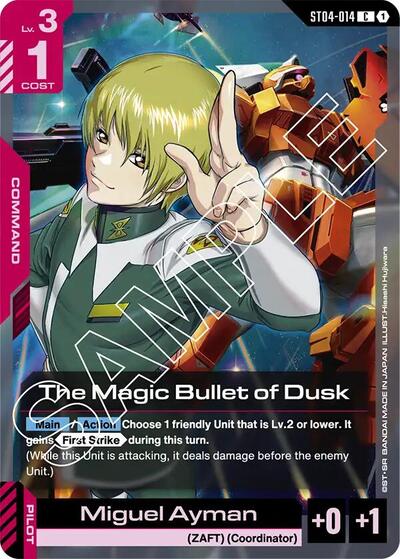 The Magic Bullet of Dusk - ST04-014 - COMMON - Starter Deck 04: SEED Strike
