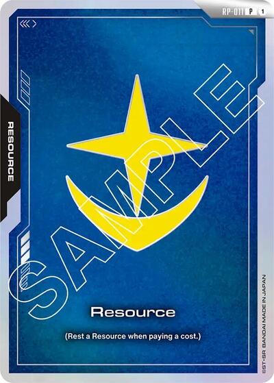 Resource (RP-011) (Earth Federation Force) - RP-011 - PROMO - Promotional Resource Tokens