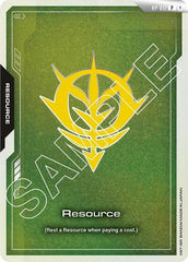 Resource (RP-012) (Zeon Force) - RP-012 - PROMO - Promotional Resource Tokens