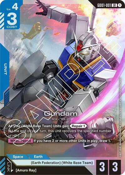 Gundam - GD01-001 - LEGEND RARE - Newtype Rising