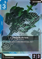 Noin's Aries - GD01-007 - RARE - Newtype Rising
