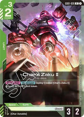 Char's Zaku II - GD01-026 - RARE - Newtype Rising
