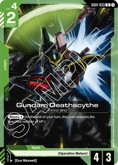 Gundam Deathscythe - GD01-033 - UNCOMMON - Newtype Rising