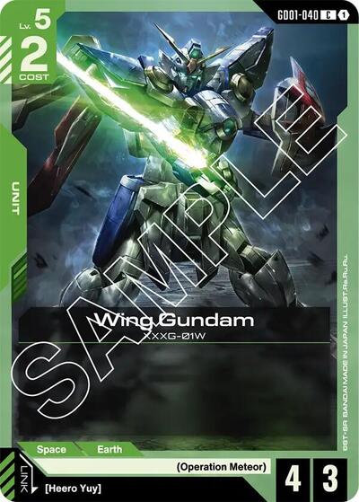 Wing Gundam - GD01-040 - COMMON - Newtype Rising