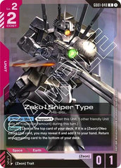 Zaku I Sniper Type - GD01-048 - RARE - Newtype Rising
