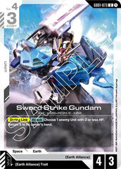 Sword Strike Gundam - GD01-073 - UNCOMMON - Newtype Rising