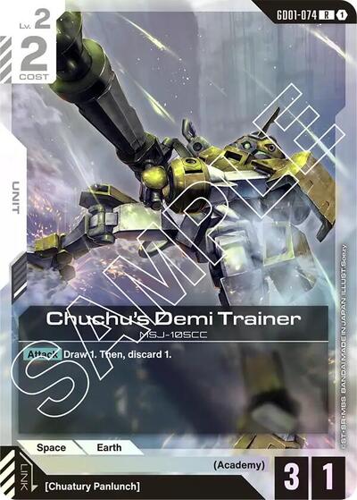 Chuchu's Demi Trainer - GD01-074 - RARE - Newtype Rising