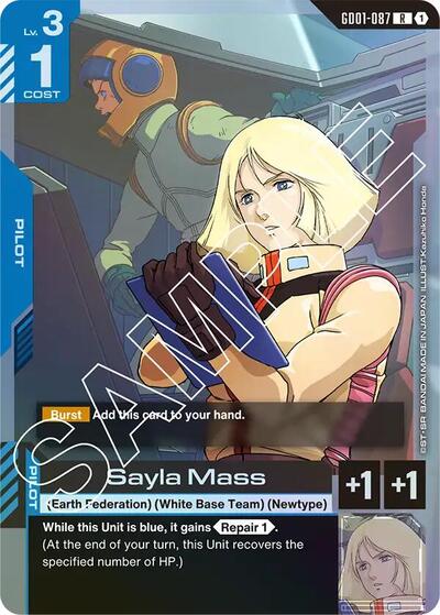 Sayla Mass - GD01-087 - RARE - Newtype Rising