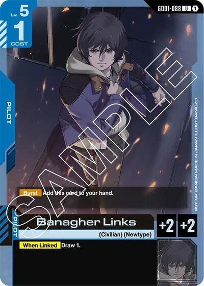 Banagher Links - GD01-088 - UNCOMMON - Newtype Rising