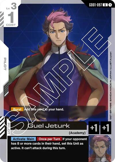 Guel Jeturk - GD01-097 - UNCOMMON - Newtype Rising