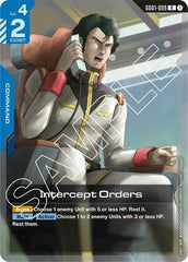 Intercept Orders - GD01-099 - RARE - Newtype Rising