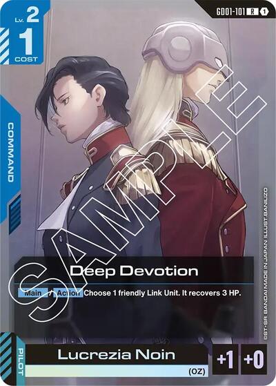 Deep Devotion - GD01-101 - RARE - Newtype Rising