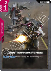 Zeon Remnant Forces - GD01-115 - UNCOMMON - Newtype Rising