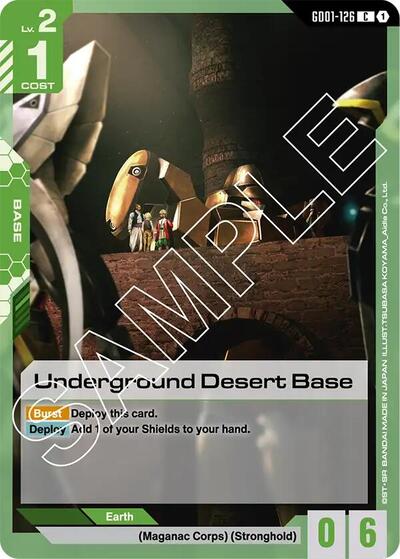 Underground Desert Base - GD01-126 - COMMON - Newtype Rising