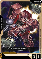Char's Zaku II (T-006) Token - T-006 - COMMON - Newtype Rising