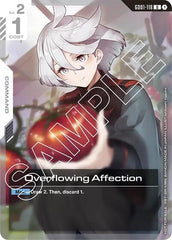 Overflowing Affection (Newtype Challenge 2025 Mission 1) - GD01-118 - UNCOMMON - Gundam Promotional Cards