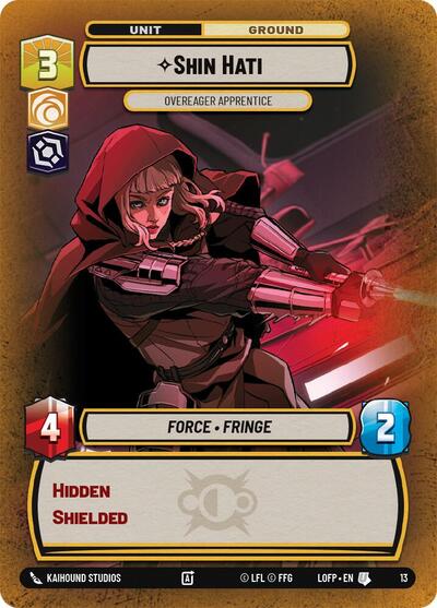 Shin Hati - Overeager Apprentice - 13 - Uncommon - Legends of the Force: Weekly Play Promos