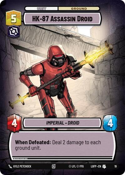 HK-87 Assassin Droid - 19 - Uncommon - Legends of the Force: Weekly Play Promos