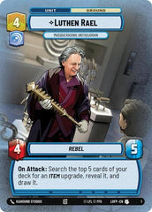 Luthen Rael - Masquerading Antiquarian - 1 - Uncommon - Legends of the Force: Weekly Play Promos