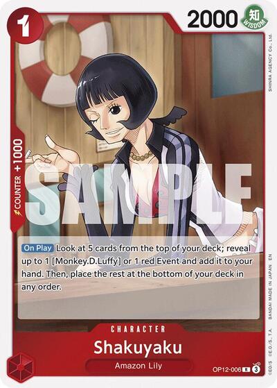Shakuyaku - OP12-006 - Rare - Legacy of the Master