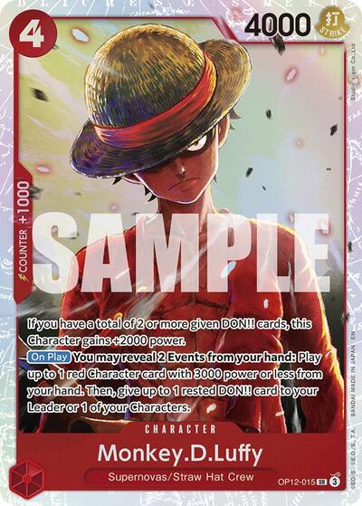 Monkey.D.Luffy - OP12-015 - Super Rare - Legacy of the Master