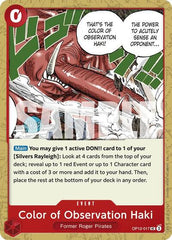 Color of Observation Haki - OP12-017 - Uncommon - Legacy of the Master