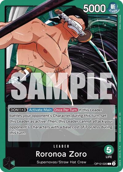 Roronoa Zoro - OP12-020 - Leader - Legacy of the Master