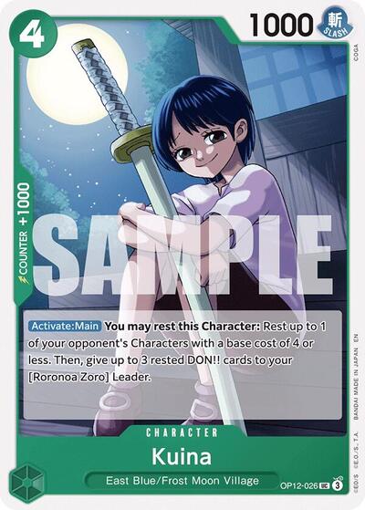 Kuina - OP12-026 - Uncommon - Legacy of the Master