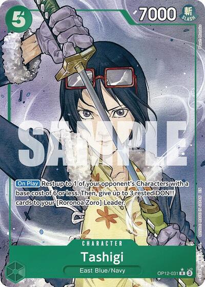 Tashigi - OP12-031 - Rare (Alternate Art) - Legacy of the Master