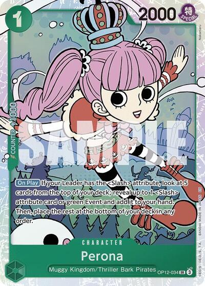 Perona - OP12-034 - Super Rare - Legacy of the Master