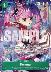 Perona - OP12-034 - Super Rare (Alternate Art) - Legacy of the Master