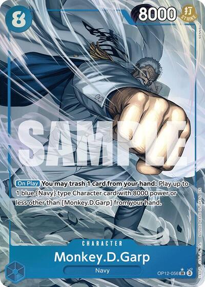 Monkey.D.Garp - OP12-056 - Super Rare (Alternate Art) - Legacy of the Master