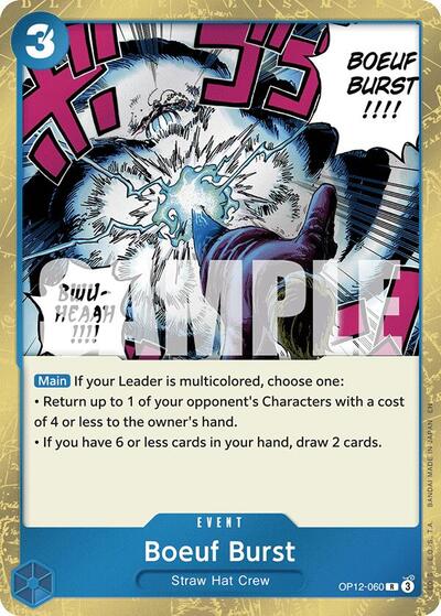 Boeuf Burst - OP12-060 - Rare - Legacy of the Master