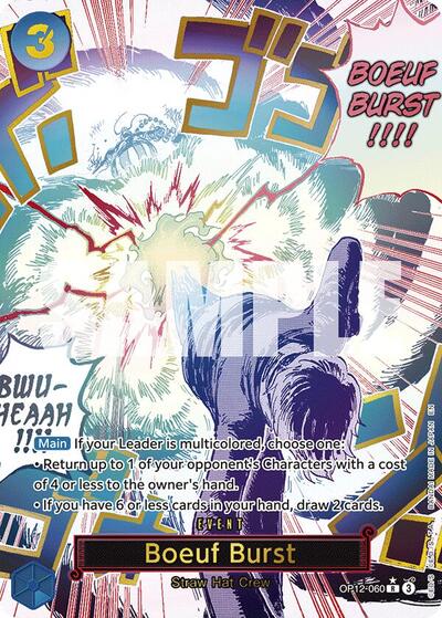 Boeuf Burst - OP12-060 - Rare (Alternate Art) - Legacy of the Master