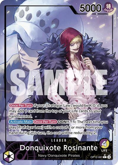 Donquixote Rosinante - OP12-061 - Leader (Alternate Art) - Legacy of the Master