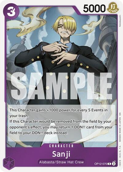Sanji - OP12-070 - Rare - Legacy of the Master