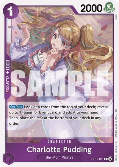 Charlotte Pudding - OP12-071 - Rare - Legacy of the Master