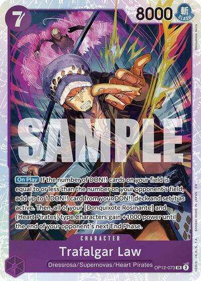 Trafalgar Law - OP12-073 - Super Rare - Legacy of the Master