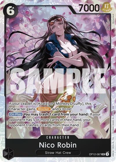 Nico Robin - OP12-087 - Super Rare - Legacy of the Master