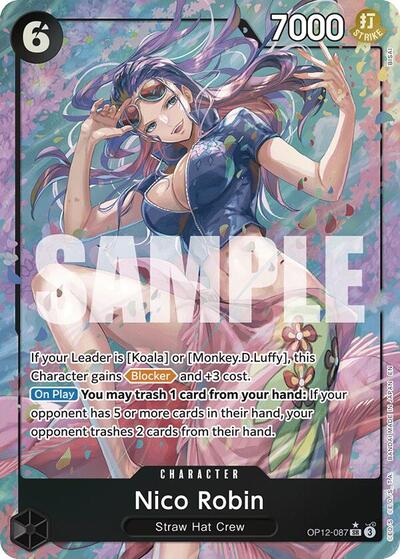 Nico Robin - OP12-087 - Super Rare (Alternate Art) - Legacy of the Master