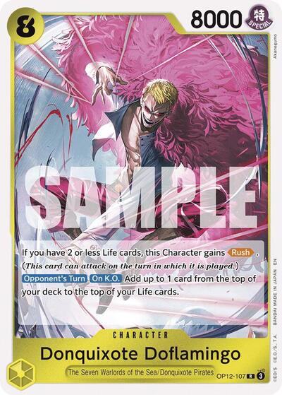 Donquixote Doflamingo - OP12-107 - Rare - Legacy of the Master