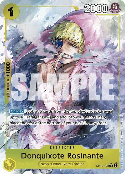 Donquixote Rosinante - OP12-108 - Rare (Alternate Art) - Legacy of the Master
